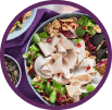 Vollkorn-Nudelsalat mit Putenbrust mit Honig