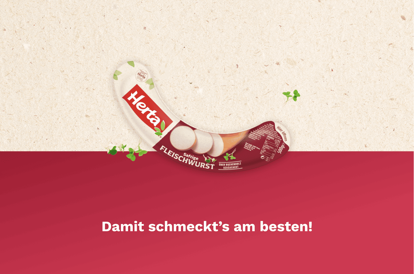 Saftige Fleischwurst