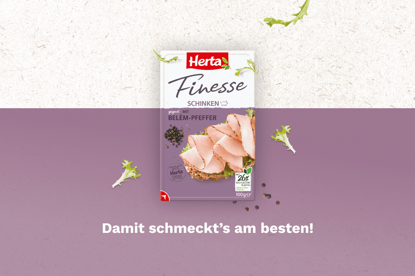 Schinken mit Belém-Pfeffer